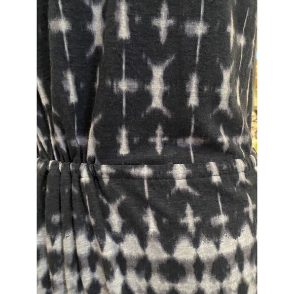 Pure Jill Womens Sundress Blue Tye Die XS Petite Short Length Linen Blend New - Picture 4 of 7